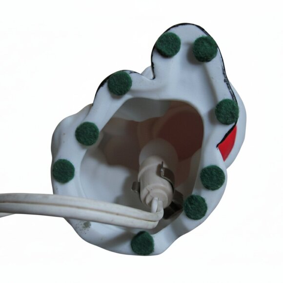 RARE Josef Originals Illuminated Santa Figurine Lamp Vintage Ceramic Christmas - Picture 9 of 12